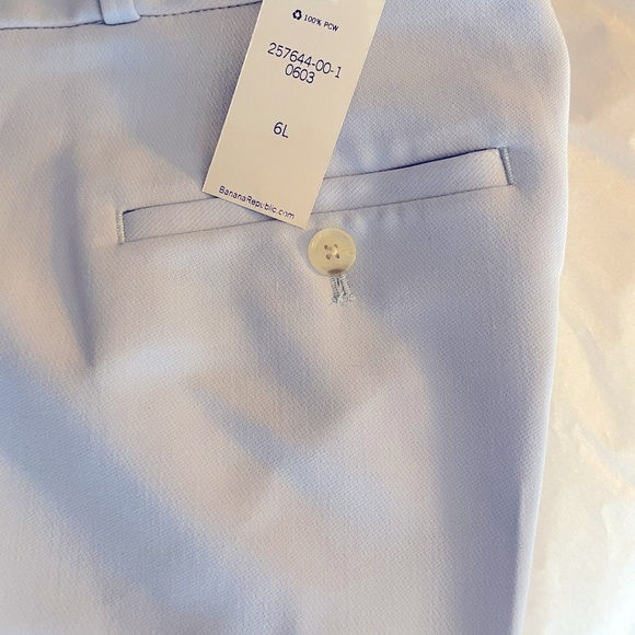 BANANA REPUBLIC Avery Fit Cropped Pant Size 6 Long Powder Blue - Picture 10 of 12